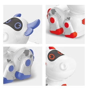 Robot <span class=keywords><strong>de</strong></span> juguete inteligente para niños, con autodetección, línea <span class=keywords><strong>de</strong></span> rotación, seguidor, Robot <span class=keywords><strong>de</strong></span> juguete <span class=keywords><strong>de</strong></span> vaca <span class=keywords><strong>de</strong></span> dibujos animados, tecnología <span class=keywords><strong>de</strong></span> Robots, educativo - Product Image 3