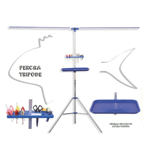 <span class=keywords><strong>MYGO</strong></span> Nuevo Soporte de Aluminio para Línea de Pesca, Percha, Pica, Trípode para Cañas de Spinning con 6 Meses de Garantía - Product Image 1