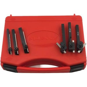 Juego de Herramientas de Corte y Formación Mini Variadas con Cuchillas de Corte HSS de 6 mm, 8 mm y 10 mm, Incluye Mini Torno - Product Image 1