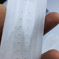Vente en gros d'autocollants auriculaires plaqués or Acuseeds Set d'outils de thérapie d'acupression avec graines d'oreille Kit d'acupuncture de massage