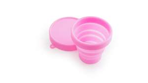 Portatile riutilizzabile in Silicone pieghevole tazza da campeggio con coperchi da viaggio espandibile per caffè e bevande campeggio avventure all'aria aperta - Product Image 2