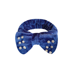 <span class=keywords><strong>Headband</strong></span> Với Thanh Lịch Pha Lê Kim Cương Trang Điểm Trên Khuôn Mặt Mỹ Phẩm Bowknot Tóc Mặt Rửa Spa Yoga Tắm Có Thể Điều Chỉnh Đàn Hồi Tóc Ban Nhạc - Product Image 5