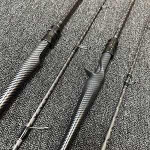 Ultra-Fast 8:1 Ice Fishing <b>Rod</b> <b>Carbon</b> <b>Fiber</b> Composite Handle 2.4m Long-Cast for Bass Pike Snakehead - Product Image 3