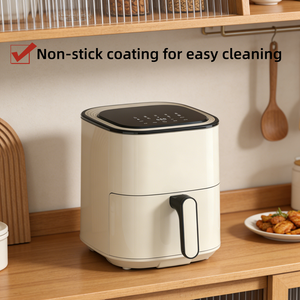 Nueva Olla Eléctrica Saludable Cuadrada <span class=keywords><strong>sin</strong></span> Aceite 2026, Electrodoméstico de Cocina Doméstico, Freidora de Aire con Control Digital y Función de Cocción - Product Image 6