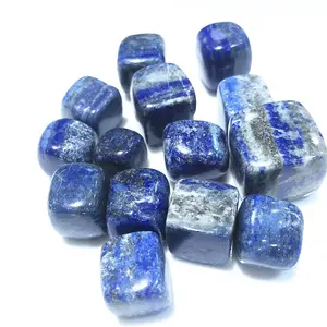 Wholesale Natural healing polished blue lapis lazuli cube tumbles stone for decoration