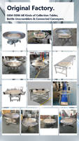 Table de Collecte et de Tri Industrielle Rotative Automatique en Acier Inoxydable 304, Certifiée CE, pour Emballage (OEM/ODM)