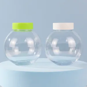 Großhandel Idealpak Shampoo Lotion Flasche 200ml PET Transparente kugelförmige Plastik flasche mit Verschluss