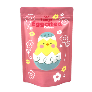 Custom Printed Easter Cartoon Stand Up Zipper Pouch Resealable Foil <b>Bag</b> For Candy Cookie Snack Packaging - Product Image 1