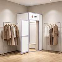 Freistehende Aluminium-Ankleidekabine Maßgefertigte Marken-Proberaum für Mode-Pop-ups