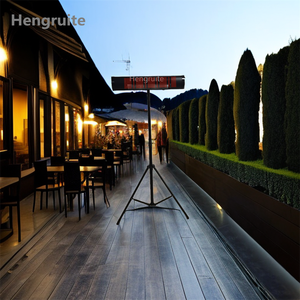 Calentador eléctrico para el hogar, calentador infrarrojo para exteriores con interruptor remoto, calentadores eléctricos para exteriores, 1500W montados en la pared - Product Image 6