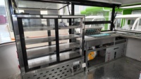 Remorque de camion-restaurant mobile à vendre avec cuisine électrique pour la vente de snacks et de plats rapides