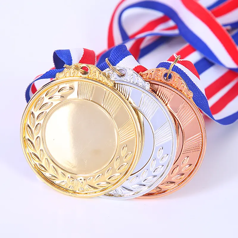 Marathon Games Herdenkingsprijs Evenement Eer Onderscheiding Metalen Aangepaste Medaille Met Lint