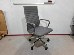 <span class=keywords><strong>Chaise</strong></span> de bureau pivotante de direction de <span class=keywords><strong>haute</strong></span> qualité en cuir marron - Product Image 5