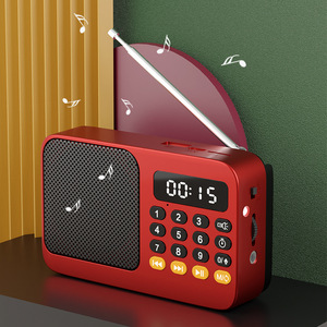 Enceinte Bluetooth portable avec prise en charge de la carte SD, batterie rechargeable, gros boutons, <span class=keywords><strong>radio</strong></span> FM, pour les personnes âgées - Product Image 4