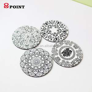 Factory Sales Directly Sublimation MDF Wood coaster Cork coaster 90mm <strong>Round</strong> <strong>Place</strong> <strong>Mats</strong> for Restaurant - Product Image 2