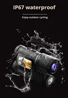 Caméra d'action Premium VIRAN V12 2026 4K HD étanche IP67 anti-tremblement grand angle 270° avec capteur CMOS pour casque, prise en charge vidéo