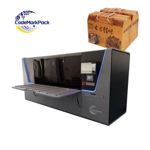 HP forneceu impressora plana automática de 220v CMYK de alta qualidade, caixa de papelão, impressora jato de tinta UV de passagem única, máquina de caixas de impressão digital
