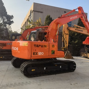 รถขุดตีนตะขาบฮิตาชิ EX120-5 มือสอง ปี 2022 พร้อมเครื่องยนต์ เกียร์ และปั๊มไฮดรอลิก ราคาถูก - Product Image 3