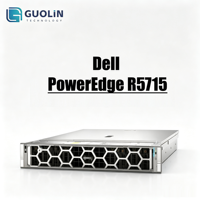Serveur en rack DELL PowerEdge R5715 2U, serveur à faible latence pour le traitement des transactions et les services de données en temps réel