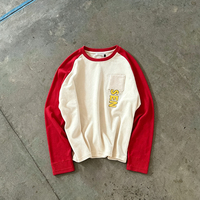 T-shirts en coton personnalisés avec impression sérigraphique colorée, style streetwear, t-shirts épais pour hommes, vente en gros