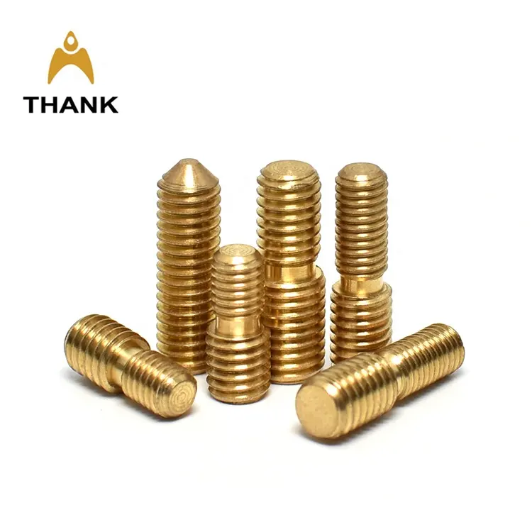 grade 8.8 carbon steel double end stud bolt copper screw