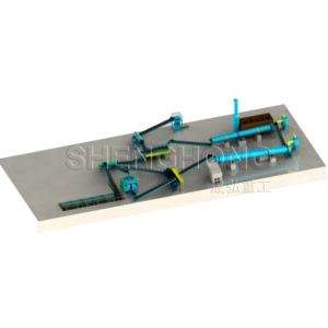 תרכובת פלט קו ייצור npk דשן אורגני ציוד צמח רולר כפול מכונת גרנולטור - Product Image 1