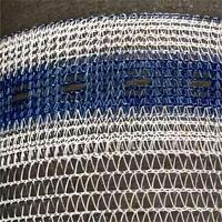 Filet anti-grêle durable en porcelaine blanche avec bord bleu pour la protection des vergers agricoles