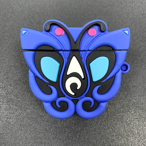 Dessin animé mignon image <span class=keywords><strong>Air</strong></span> Pods Pro étuis couverture avec crochet <span class=keywords><strong>porte</strong></span>-clés pour Airpods étuis couverture protéger transport étui pour écouteurs - Product Image 4