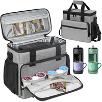 Sac de transport pour cafetière de voyage, sacs à café personnalisés imprimés, sac de rangement portable pour cafetière à portion individuelle