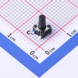 TSC015A07526A Tactile Switch SMD-4P,4.5x4.5mm Switch Round Button 2.6N Vertical Mount 4.5mm - Product Image 1