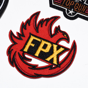 Disponibili Patch Ricamate di Design per Abbigliamento, Patch Termoadesive con <span class=keywords><strong>Logo</strong></span> Personalizzato di <span class=keywords><strong>Band</strong></span> Musicali <span class=keywords><strong>Rock</strong></span> ad Alta Densità - Product Image 3