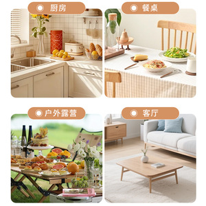 Ensemble de planches à fromage en marbre et bois d'acacia avec des plats en céramique et des outils en acier inoxydable pour servir et couper - Product Image 4