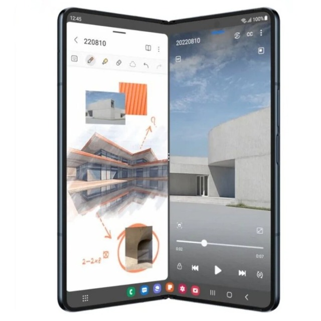 Z Fold 4  5g Smartphone Foldable Phone Z Fold 4 7.6 Inch 99% New 5g Fold Smartphone F936B  12GB RAM 256/512GB ROM