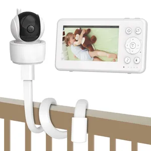 1000ft Wireless Two Way Audio Sound Detection VOX Mode Baby Camera FCC RoHS CE Certificate Video Baby Monitor with Holder