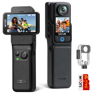 SJCAM C400 caméra d'action poche caméra de Vision nocturne stabilisée Vlogging extérieur diffusion en direct vélo <span class=keywords><strong>montage</strong></span> Dashcam - Product Image 1