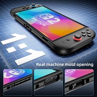 Casing penutup lembut TPU silikon kualitas bagus dengan kartu Game Sotl untuk Nintendo Switch 2