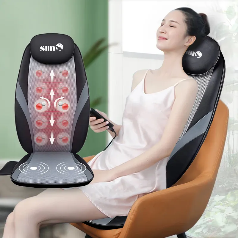 Massagekissen cojin de masaje back buttocks pain massage machine kneading shiatsu electric massage cushion