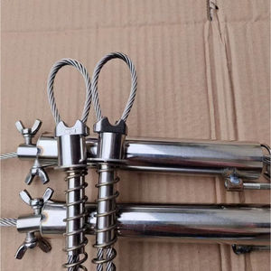 Piège à animaux 432 - Piège à ressort pour le contrôle des nuisibles, piège à pattes en câble d'acier inoxydable, écologique, étanche, attrapeur de faune pour - Product Image 4