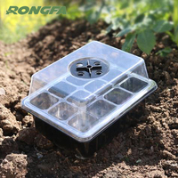 Pot à semis pour systèmes de culture domestique, boîte à semis verticale en plastique transparent, kit de plantation de graines, plateau pour plantes
