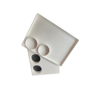 Pièces thermoformées sur mesure en ABS blanc, rectangulaires, haute brillance, qualité moulage par injection, traitement personnalisé - Product Image 3