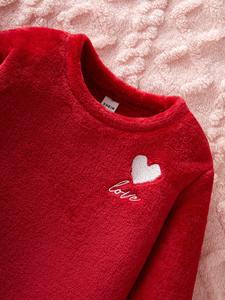 <span class=keywords><strong>IN</strong></span> STOCK per bambini inverno <span class=keywords><strong>pigiama</strong></span> termico spesso <span class=keywords><strong>IN</strong></span> pile caldo abbigliamento da notte per bambini Set pantaloni lunghi per le ragazze - Product Image 3