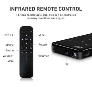 Meilleur projecteur DLP de poche P09, 100 lumens ANSI, batterie 5000 mAh, 8 Go, Android 9, mise au point manuelle, 3D, vidéo 1080P 4K, home cinéma - Product Image 5