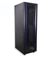 Armoire de serveur de centre de données en acier sur mesure de haute qualité 22U 27U 32U 37U 42U 47U en stock, revêtement poudré