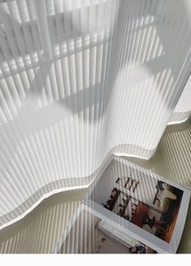 Tela de cortina de ventana de ilustraciones tejidas de alta calidad, gasa de densidad pura para textiles para el <span class=keywords><strong>hogar</strong></span>, uso de Hotel en línea desde China - Product Image 3