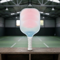 Raquette de pickleball allongée MST T700 en fibre de carbone alvéolée 16 mm, surface pressée à froid, contrôle de la rotation, poignée USAPA, texture Armor Grit