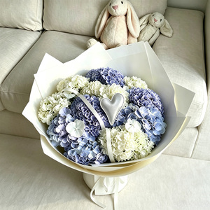 Accessorio Decorativo per Bouquet a Forma di Cuore in Ecopelle Imbottita con Fiori, Decorazione 3D Romantica per Fioristi, Forniture all'Ingrosso - Product Image 6