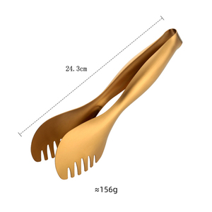 Pinzas para <span class=keywords><strong>Pan</strong></span> de Acero Inoxidable Multicolores, Utensilios de Cocina de Primera Calidad con Acabado Espejo, Accesorios para el Hogar - Product Image 2