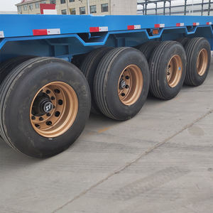 ELORRY Semi-remorque plateau 3 ou 4 essieux en aluminium, 20 ou 40 pieds, haute capacité de charge 25001-30000 kg, à vendre - Product Image 6