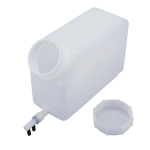 Bulk Ink Tank (<b>1.5L</b> Male Thread 2-Hole)- White Empty <b>Bottle</b> W- with Connector Sub Ink Tank - Product Image 6