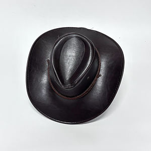 Sombreros Vaqueros <span class=keywords><strong>de</strong></span> <span class=keywords><strong>Cuero</strong></span> Vintage Bohemios Estilo Western para Hombre y Mujer, Ideales para Fiestas y Exteriores con Protección Solar - Product Image 5